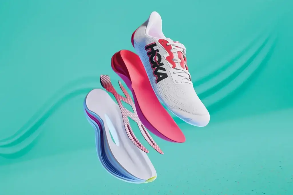 Hoka Skyward X futócipő középtalpa